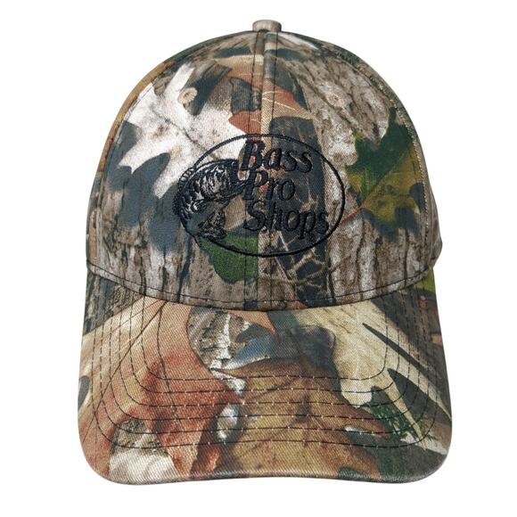 Bass Pro Shops Snapback Cap Multicolor One Size Adjustable Camo Embroidered - Picture 1 of 10